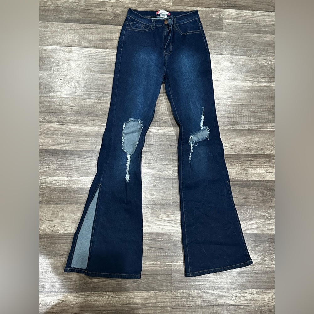 Adorable split bottom flares